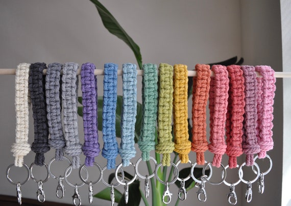 Macrame Wristlet Keychains