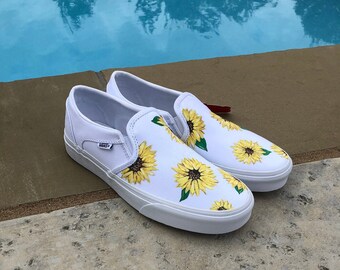 yellow vans sunflower