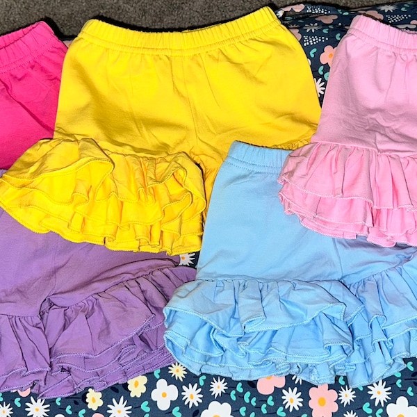 Ruffle Shorts - Etsy