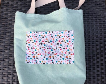 Large Blue Tote Bag