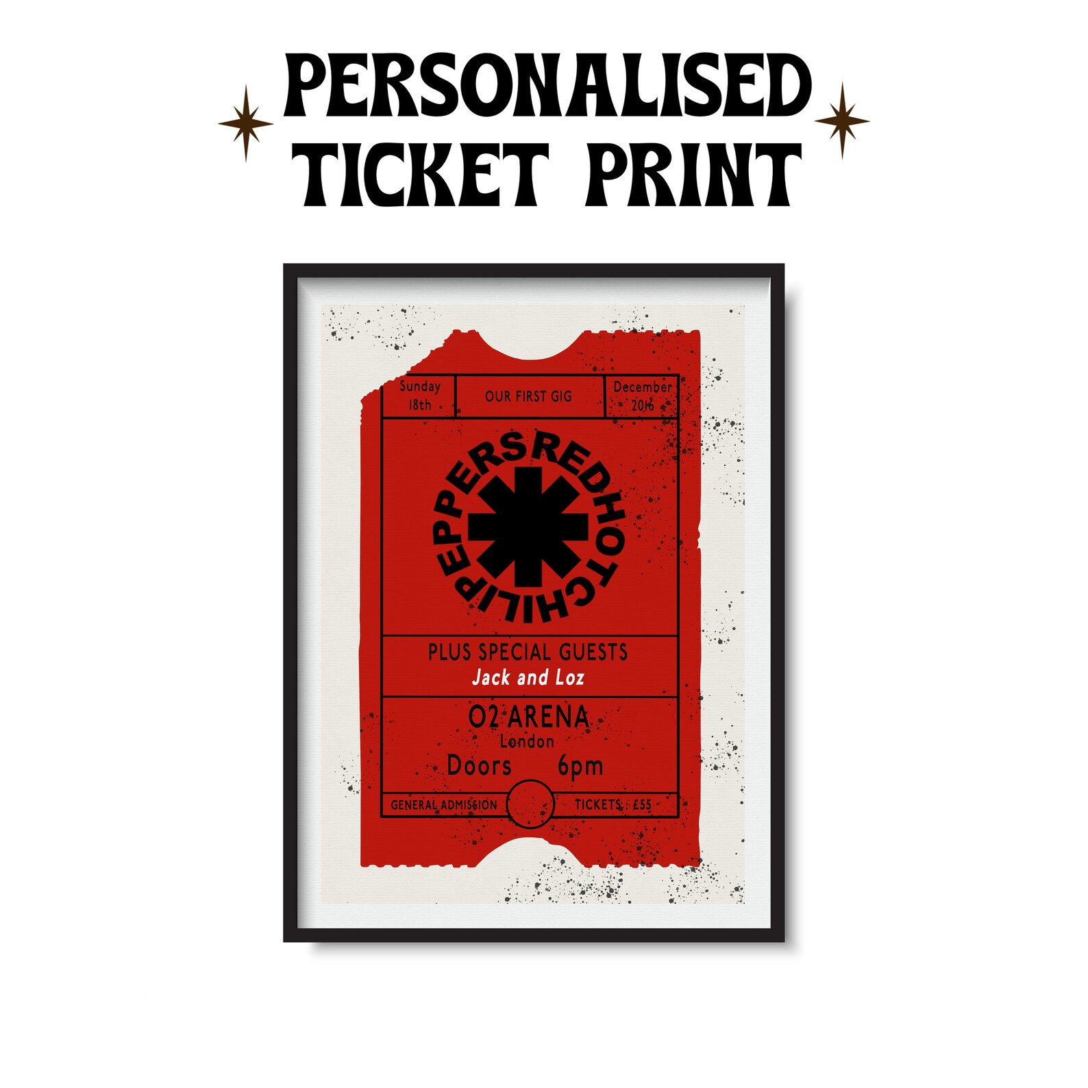 Concerto personalizzato / Biglietto concerto / Poster di Etsy Concerto personalizzato / Biglietto concerto / Poster di Etsy