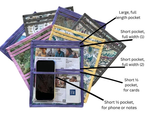 NEW Compact JW Ministry Organizer: Lightweight Service Folder & iPad or Tablet Holder
