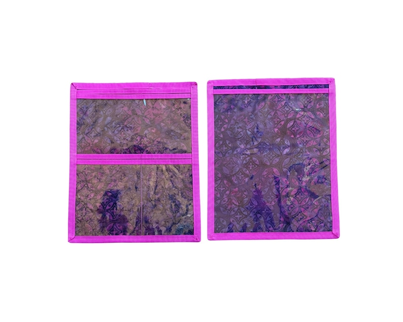 NUOVO Compact JW Ministry Organizer: Cartella di servizio leggera e supporto per iPad o tablet Navy w/pink batik