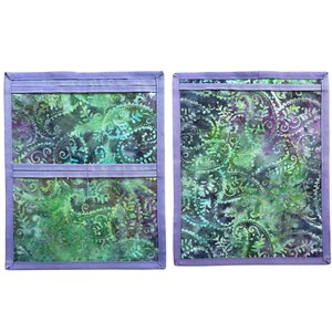 NUOVO Compact JW Ministry Organizer: Cartella di servizio leggera e supporto per iPad o tablet Navy/lime paisley
