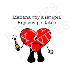 Bad bunny Sad heart un verano sin ti teteo PNG