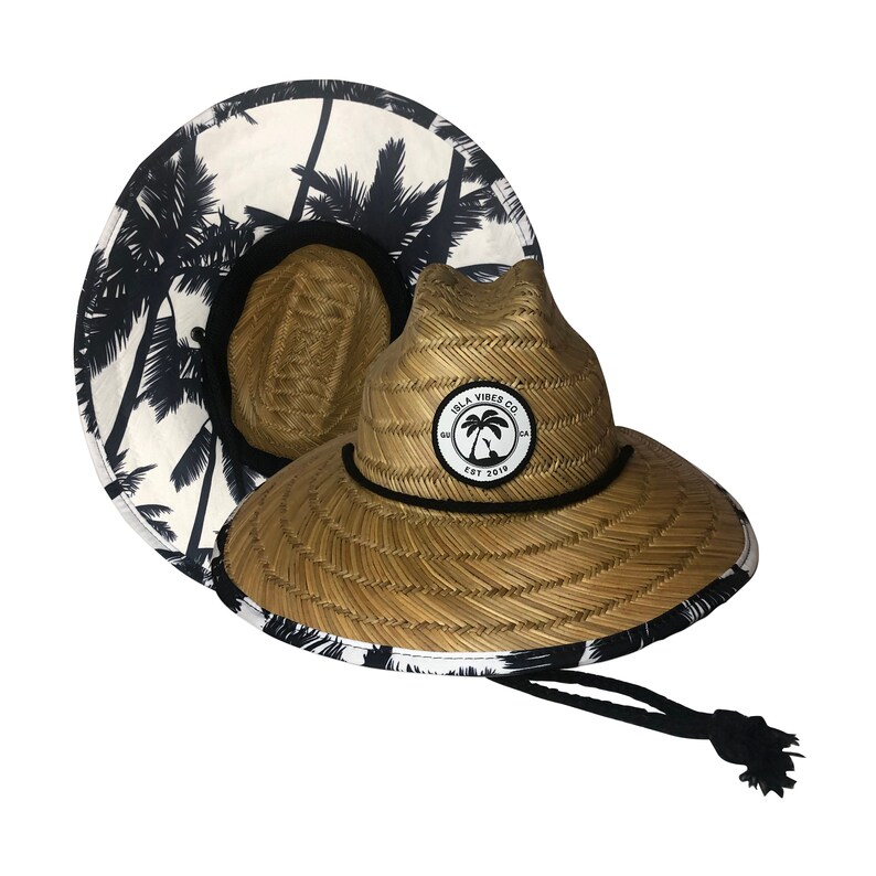 Infant & Toddler Straw Hat Pama Palm Tree Etsy