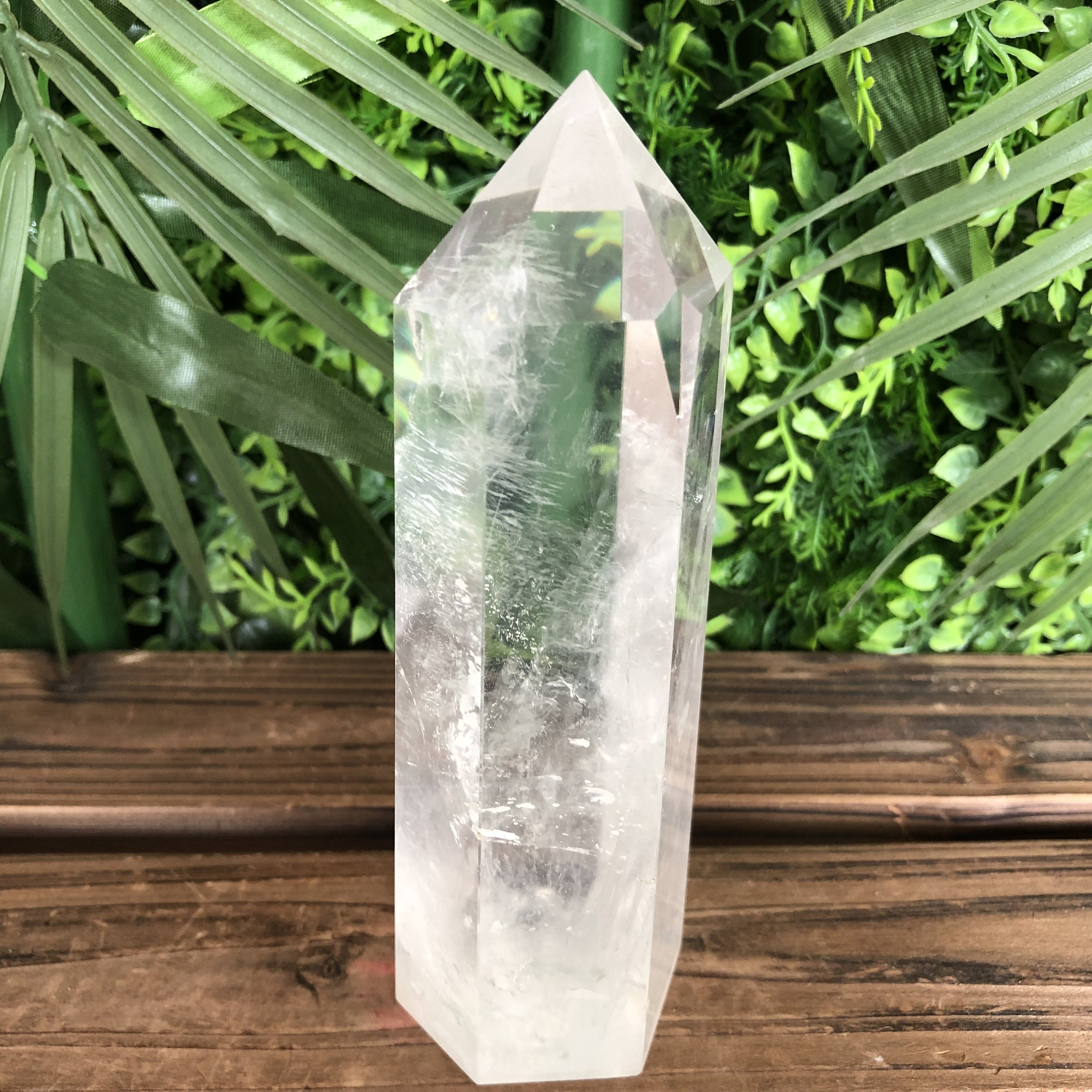 1.04LB Natural clear crystal Tower Quartz Crystal Wand Tower Etsy