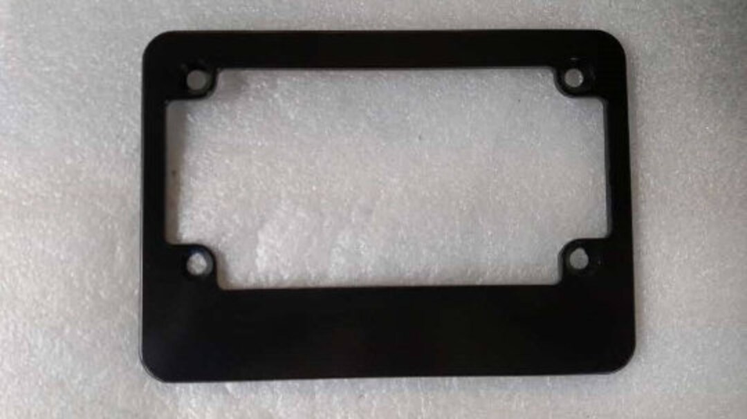 Motorcycle Aluminum License Plate Frame, FREE SHIPPING, BSNP Etsy
