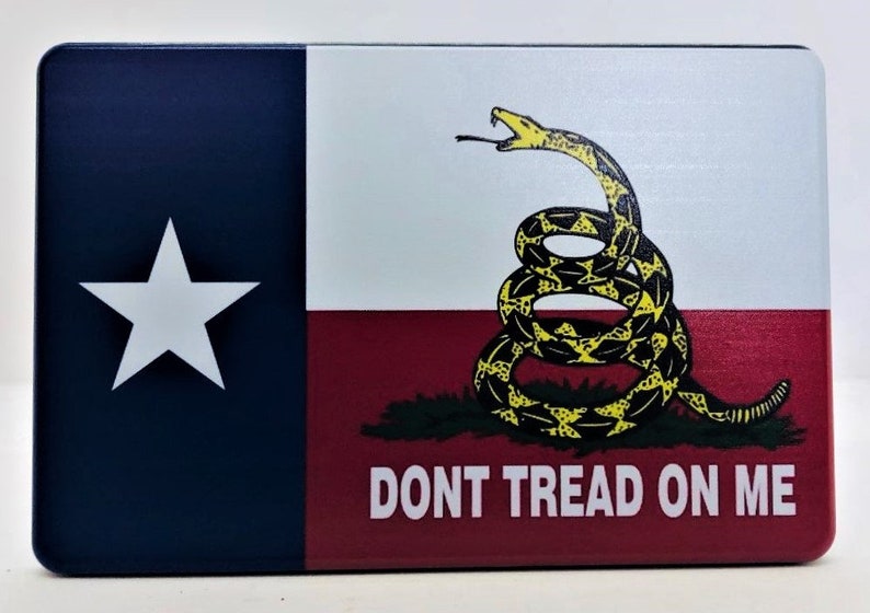 Dont Tread on Me Texas Flag Aluminum Trailer Hitch Cover. UV Etsy