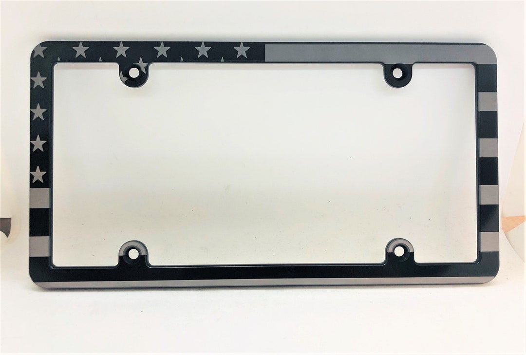 Aluminum American Flag License Plate Frame, FREE SHIPPING,BSL Etsy