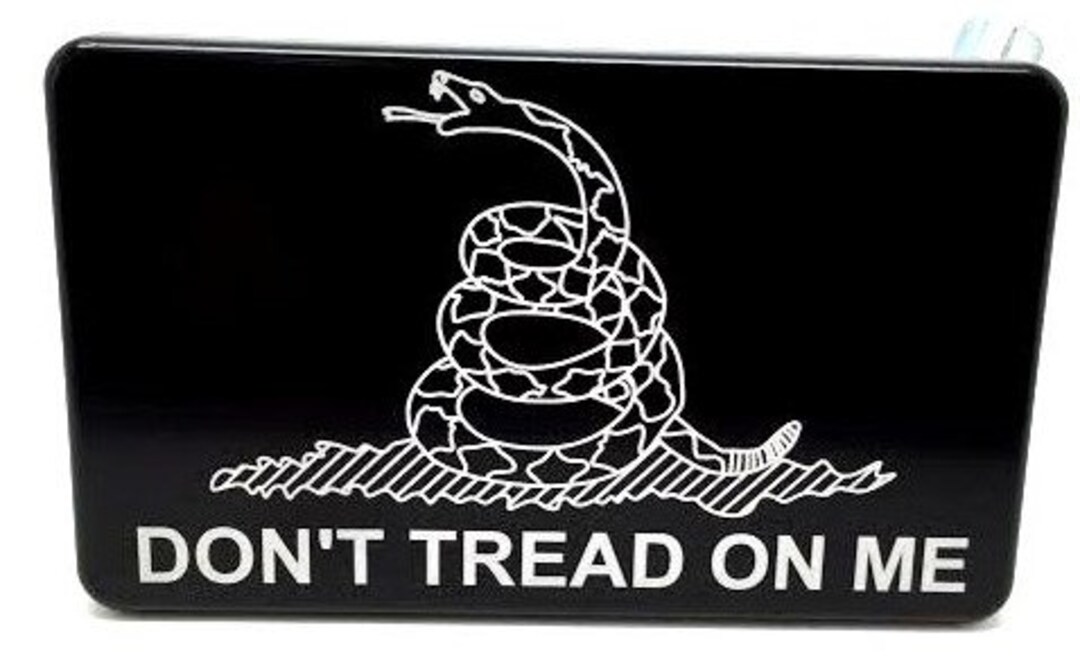 Dont Tread on Me Aluminum Trailer Hitch Cover. 4x6 FREE SHIPPING Etsy