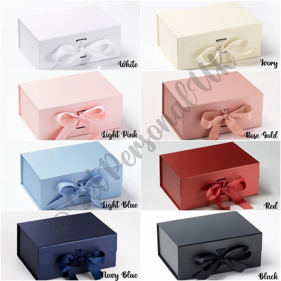 Luxury Magnetic Gift Box With Ribbon birthday Baby - Etsy UK