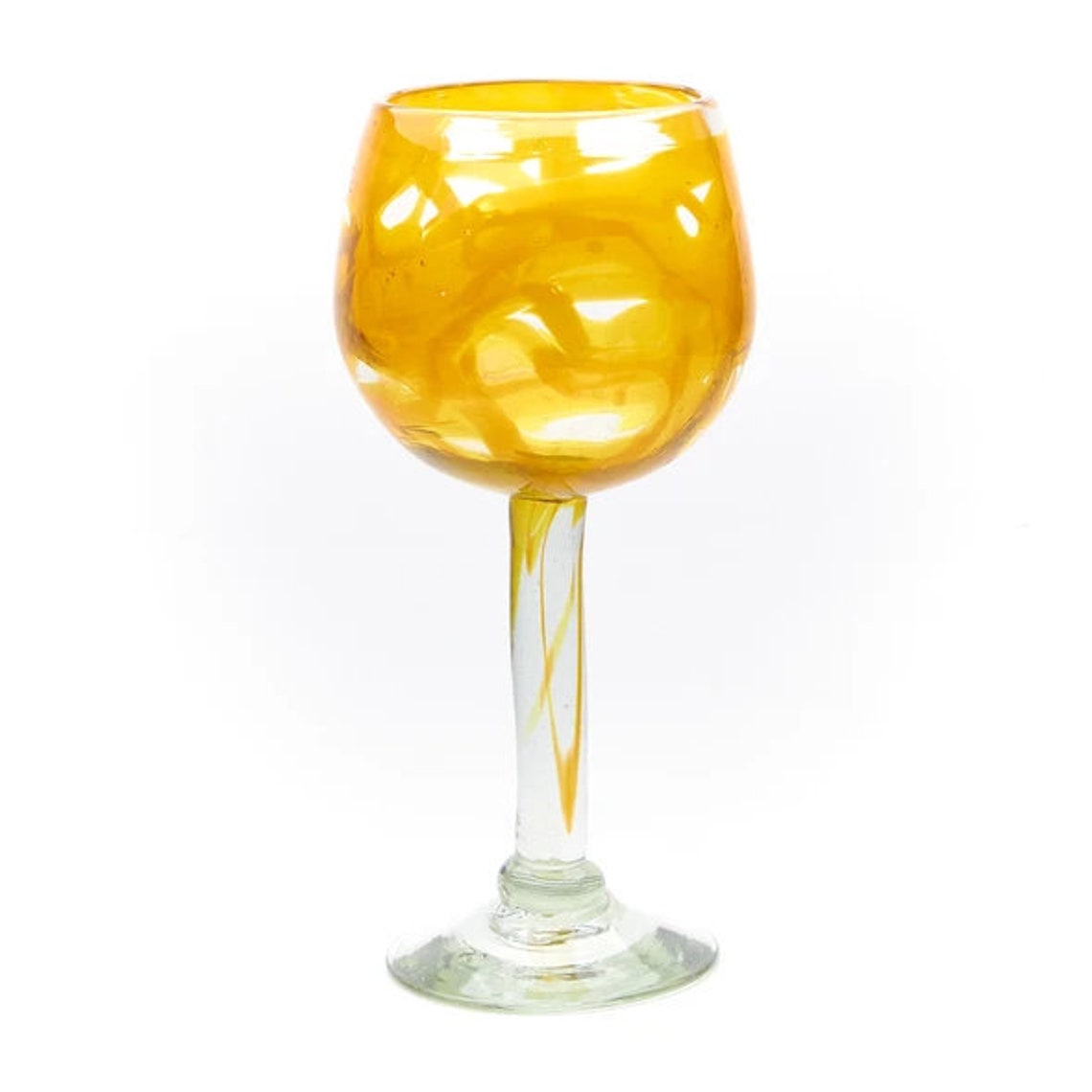 Handblown Colored Wine Glasses 2 Pack Colored Wine Etsy