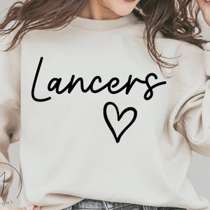 Lancers SVG, Team Sport Shirts, Gameday Svg, Team Spirit svg, Teacher svg, School Spirit svg, Football Mom svg, Lancers, Lancers png
