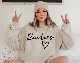 Raiders svg, Team Sport Shirts, Gameday svg, Raiders Cheer svg, Team Spirit svg, Teacher svg, School Spirit svg, Football Mom svg