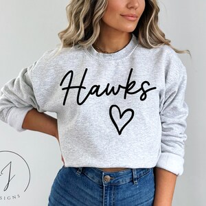 Hawks instant download file. You will receive a SVG & PNG file with transparent background. The file will be available to download once payment is confirmed.