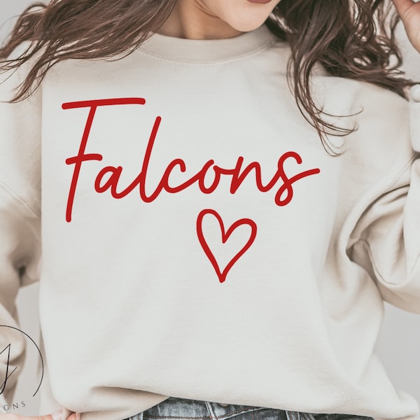 Falcons SVG, Team Sport Shirts, Gameday Svg, Falcons Cheer svg, Team Spirit svg, Teacher svg, School Spirit svg, Football Mom svg