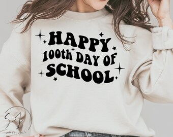 100th Day of School svg, 100 Days of School, 100 Days of School Shirt, 100 Days of School png, 100 Days Brighter, School svg, Teacher svg