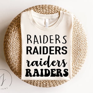 Raiders svg, Team Sport Shirts, Gameday Svg, Raiders Cheer svg, Team Spirit svg, Teacher svg, School Spirit svg, Football Mom svg