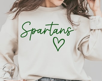 Spartans Cheer Mom Svg - Etsy
