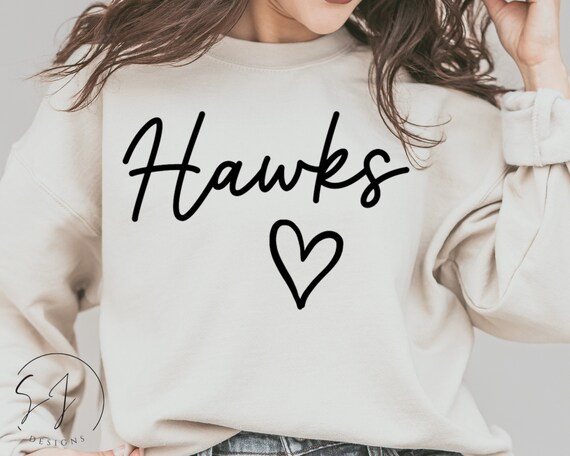 Hawks SVG, Team Sport Shirts, Gameday Svg, Hawks Cheer svg, Team Spirit svg, School Spirit svg, Football Mom svg, School Mascot Shirt