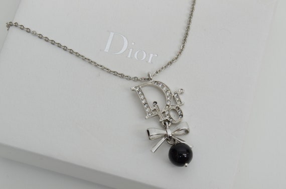 Authentic Christian Dior Monogram Rhinestone SP R… - image 1