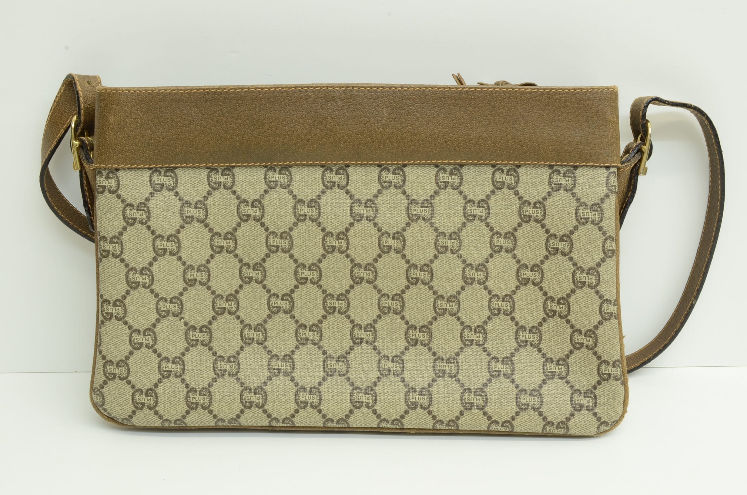 Authentic Gucci Monogram Plus Signature Vintage Guccissima