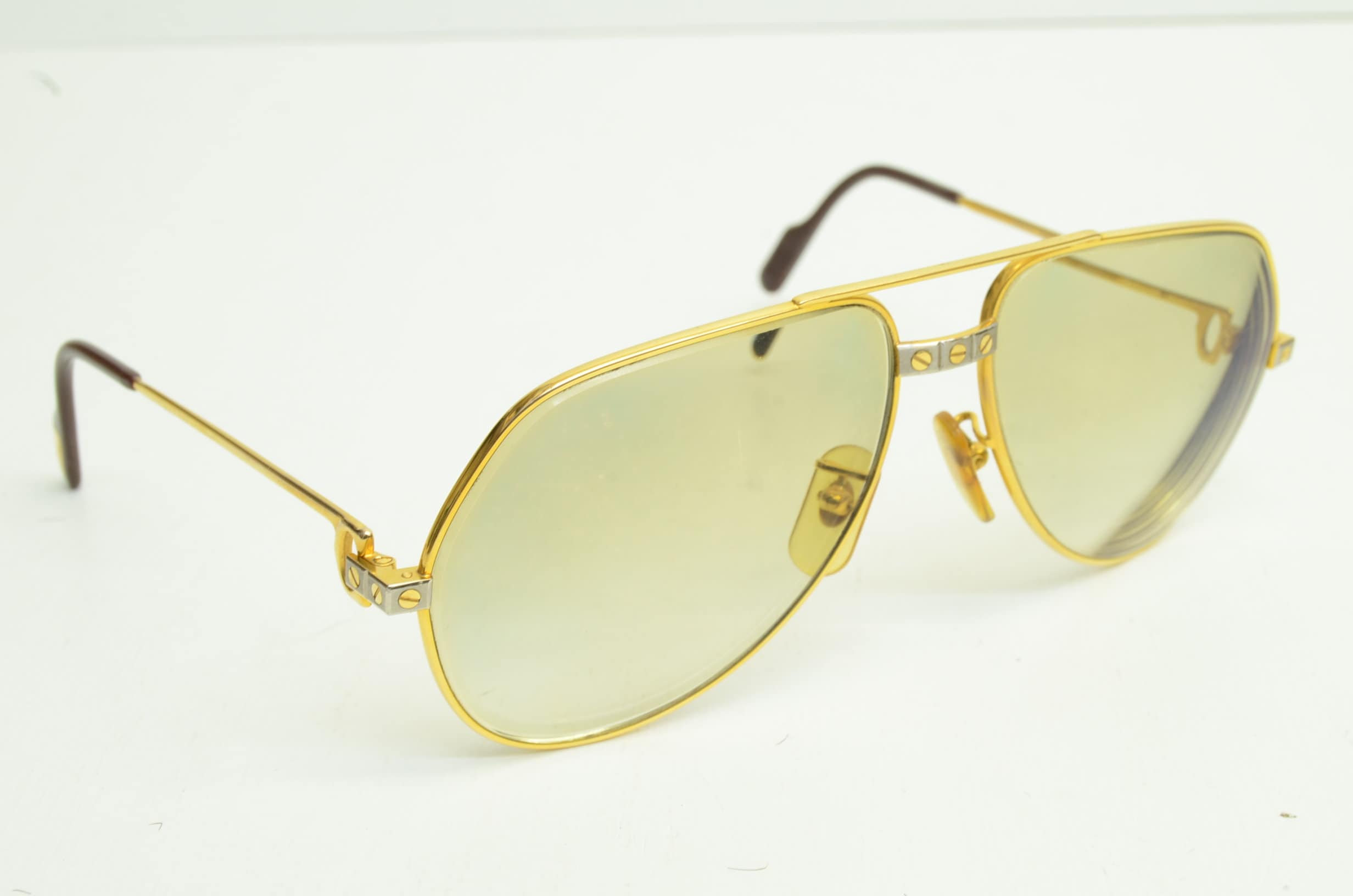 Authentic Cartier Vintage Eyeglasses Vendome Santos 59 14 130 Etsy