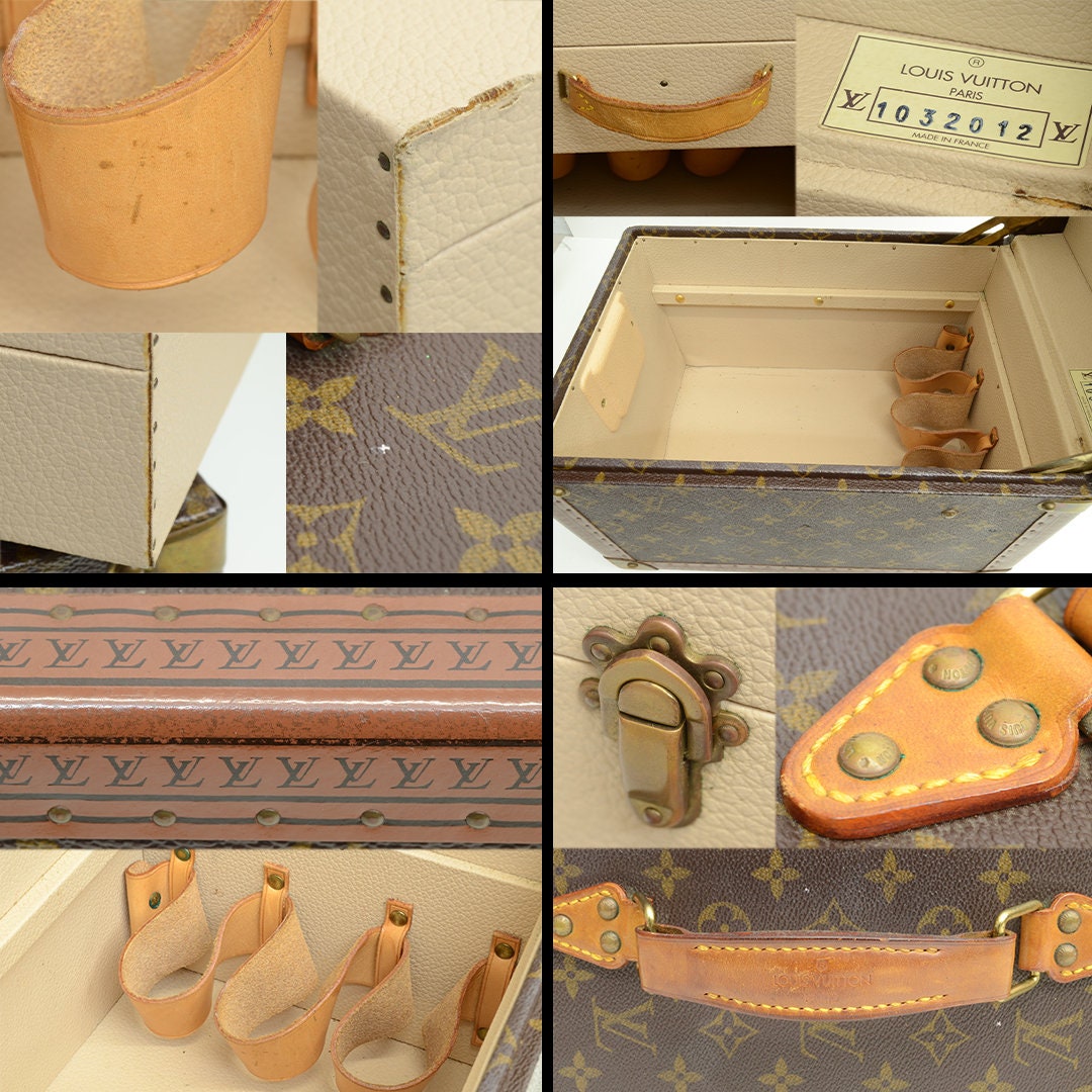 Sold at Auction: Louis Vuitton, Louis Vuitton Monogram Trunk Boite Flacons  Beauty Vanity Case Vintage