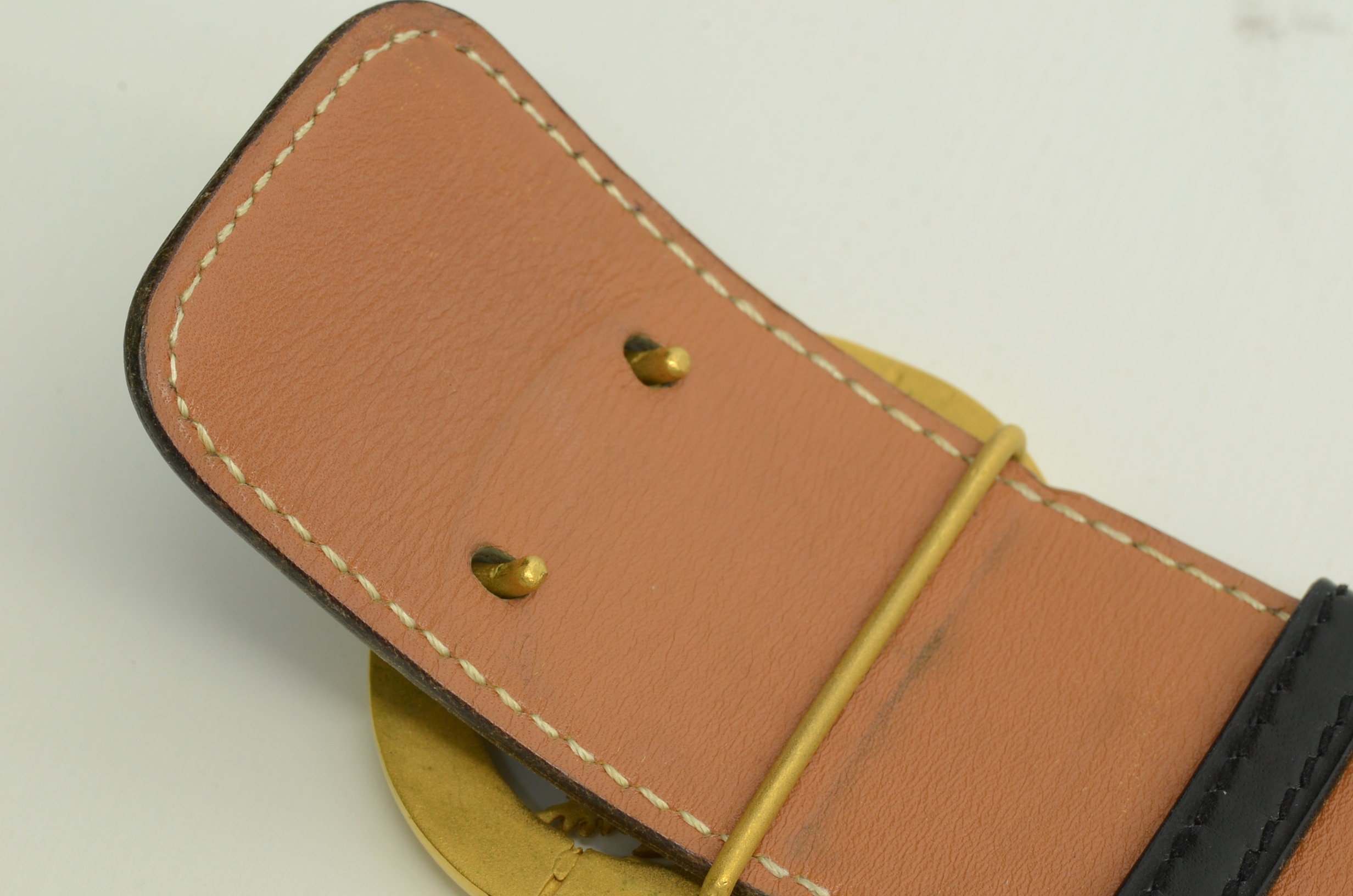 Authentic Hermes Belt Black Leather GP Buckle Horse Tree Etsy