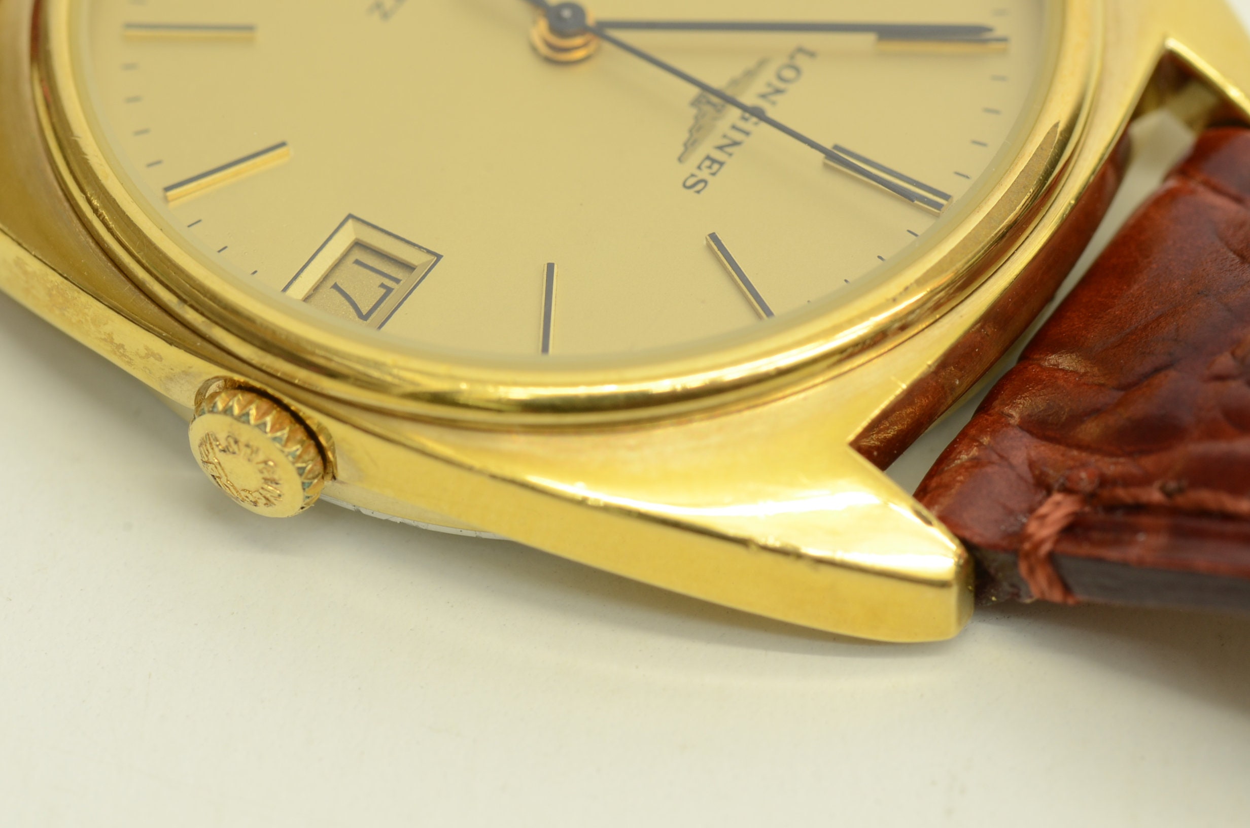 Authentic Longines Vintage Watch Quartz 34mm Swiss Gold