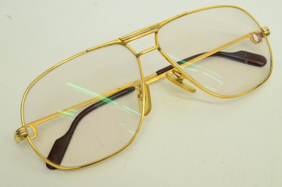 Authentic Cartier Vintage Eyeglasses Tank Louis 62 12 135 GP Authentic Cartier Vintage Eyeglasses Tank Louis 62 12 135 GP