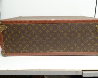 Louis Vuitton Monogram Macassar & Black Leather Alzer Trunk 60, myGemma, SG