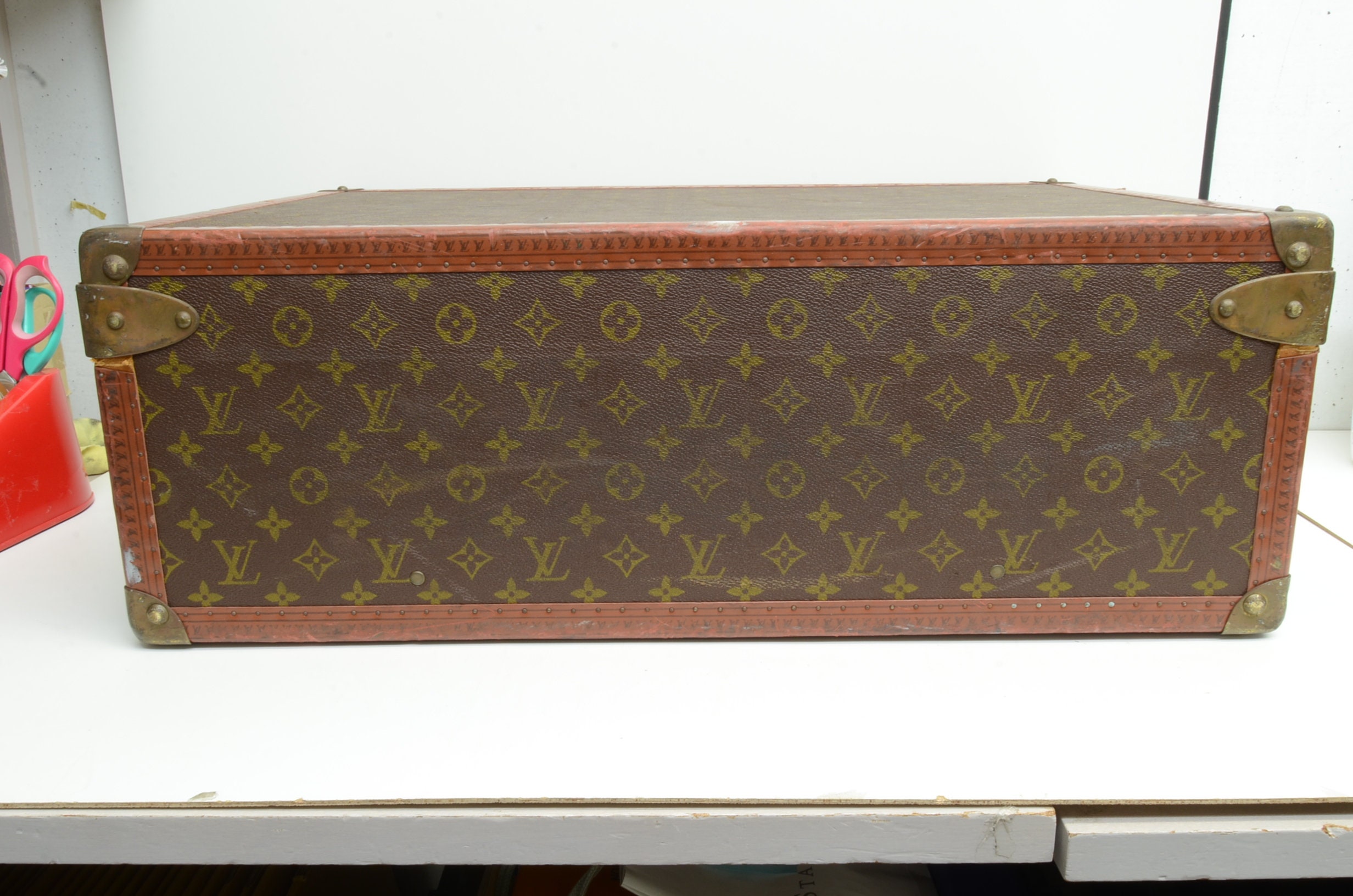 Rare Louis Vuitton Suitcase Alzer Suitcase Shoe Trunk With 8