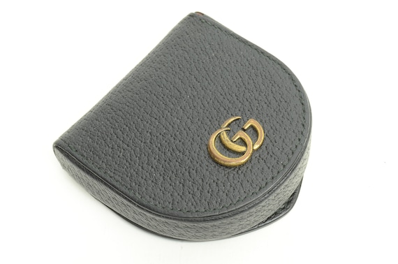 Authentic Gucci Leather Black Coin Case GG Logo Vintage Coin Case Pouch Wallet 9p2670 Etsy Canada
