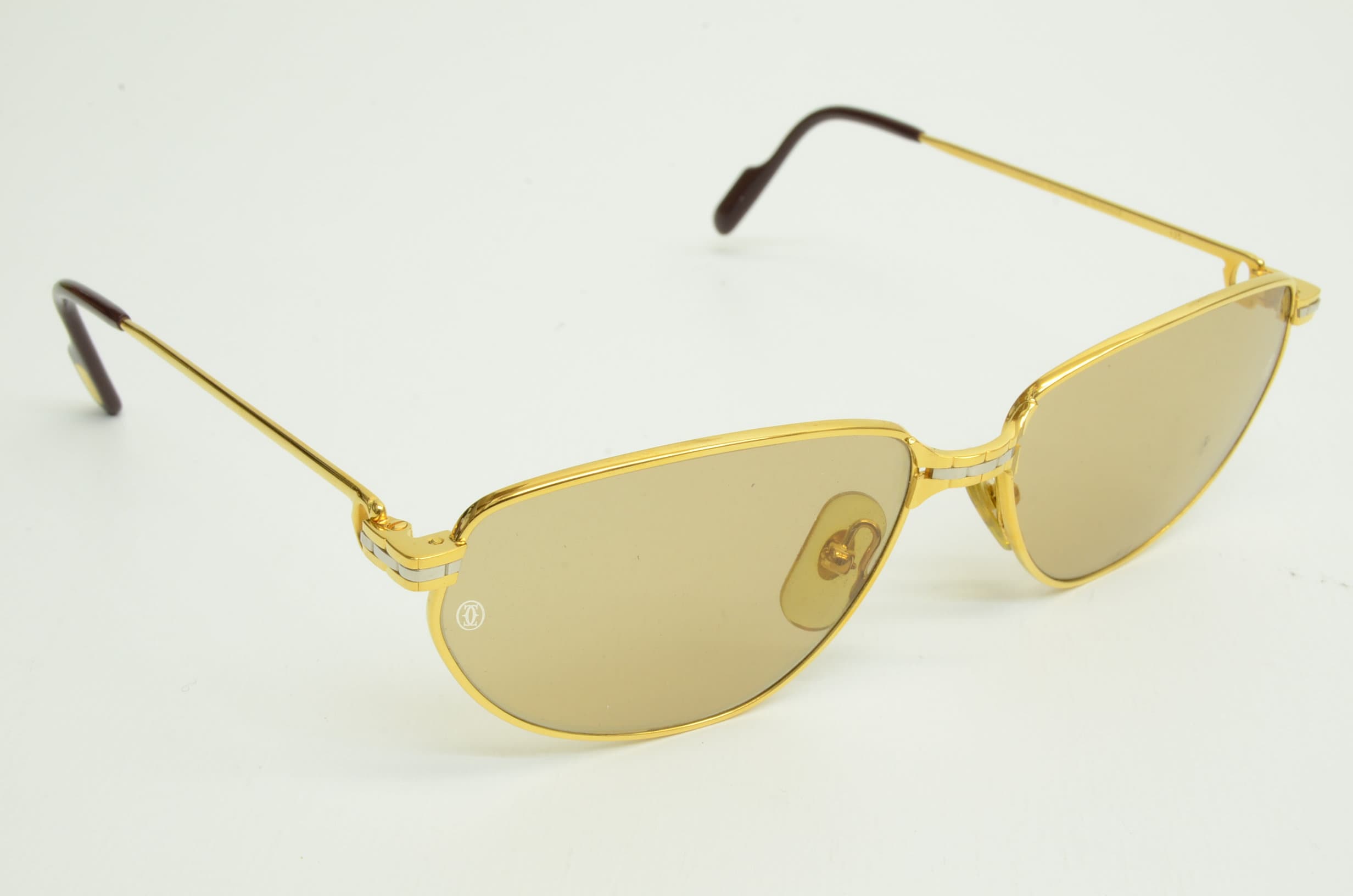 Auténtico Cartier Panthere 57 15 135 GP Vintage Gafas - México