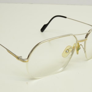 本物のカルティエ オルセー ルイ プラティーヌ 眼鏡 58 15 135 ヴィンテージ ハーフリムレス 1p8753