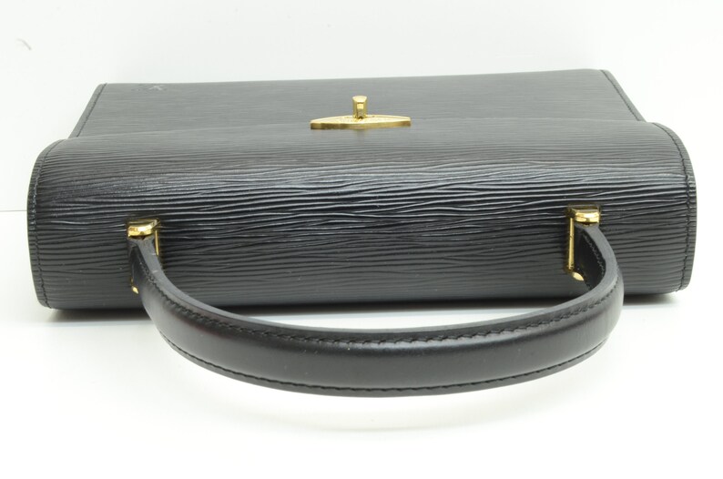 Authentic Louis Vuitton Epi Malesherbes Black Leather Handbag - Etsy