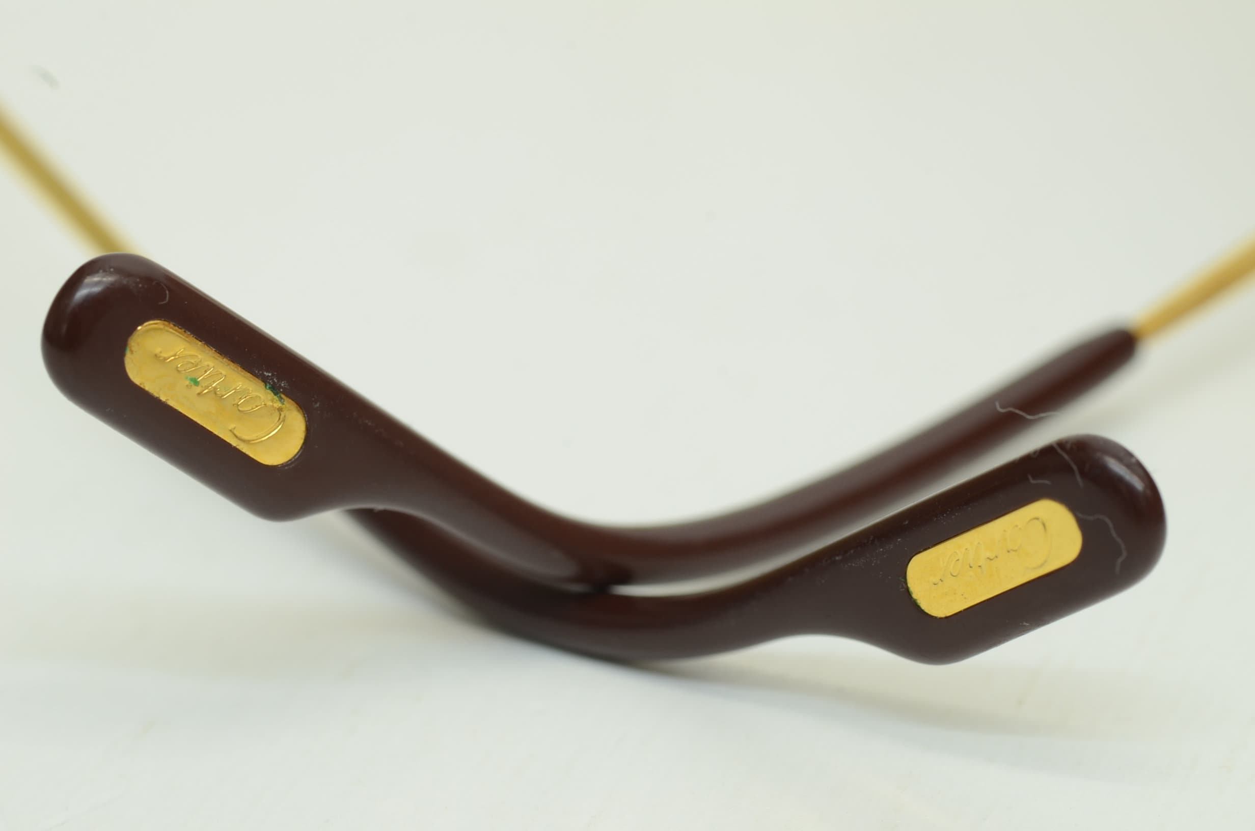 Authentic Cartier Vintage Eyeglasses Tank Louis 62 12 135 GP