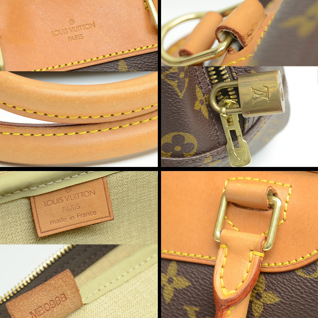 Buy Authentic Louis Vuitton Deauville Leather Vintage Handbag Online in  India 