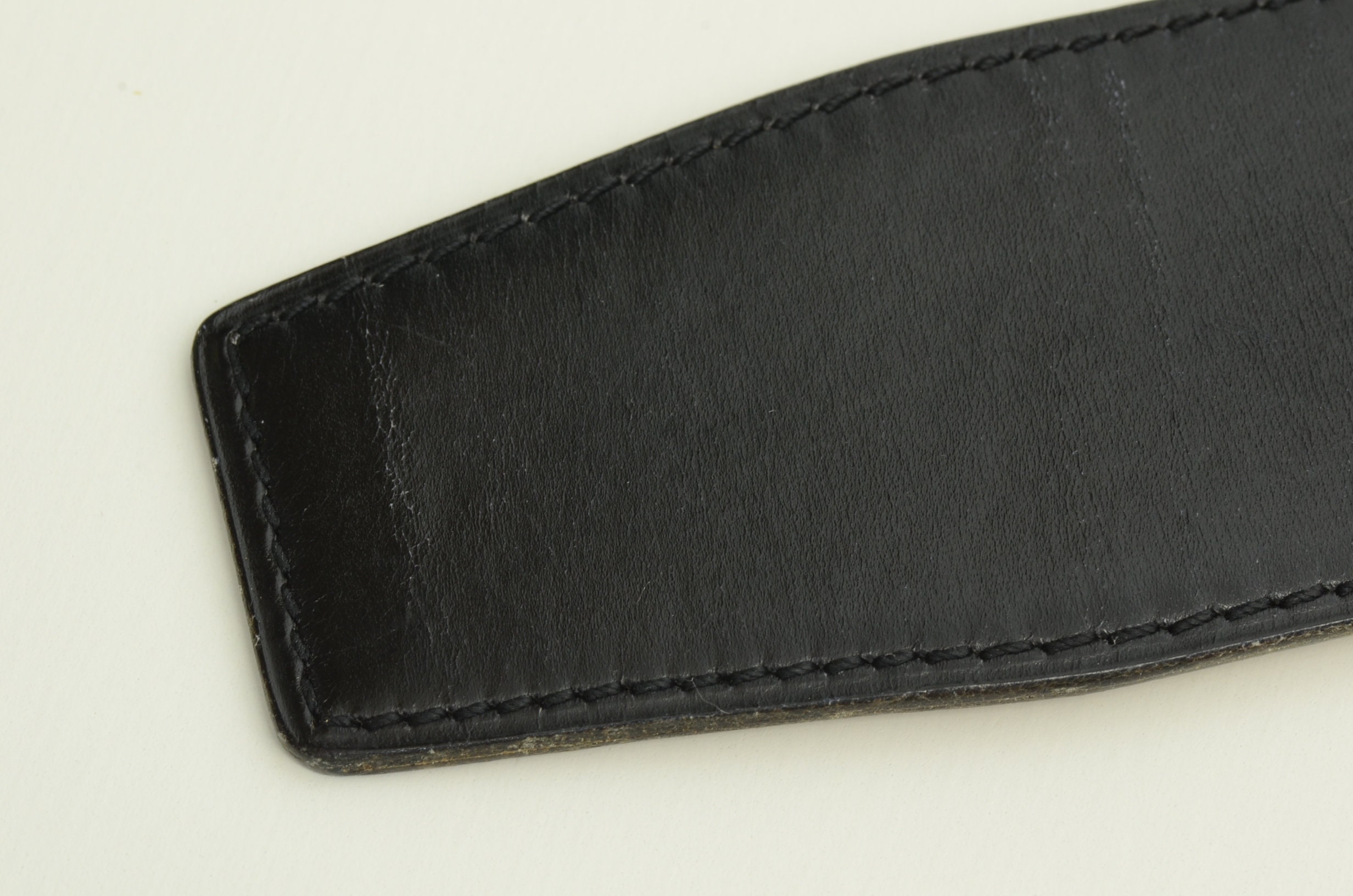 Authentic Hermes Belt Black Leather GP Buckle Horse Tree Etsy