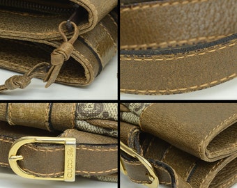 VIP SALE!!Gucciグッチ♪699409 Authentic Gucci Monogram Plus Signature Vintage Guccissima