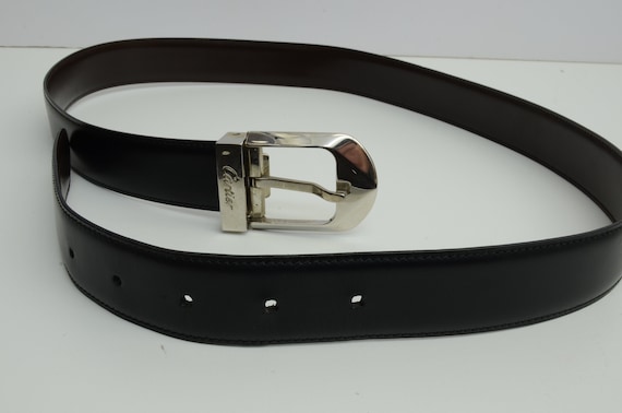 Louis Vuitton - Authenticated Belt - Leather Black for Men, Very Good Condition