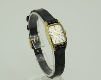 Authentic Omega Meister De Ville 14mm SM Watch Rectangle GP