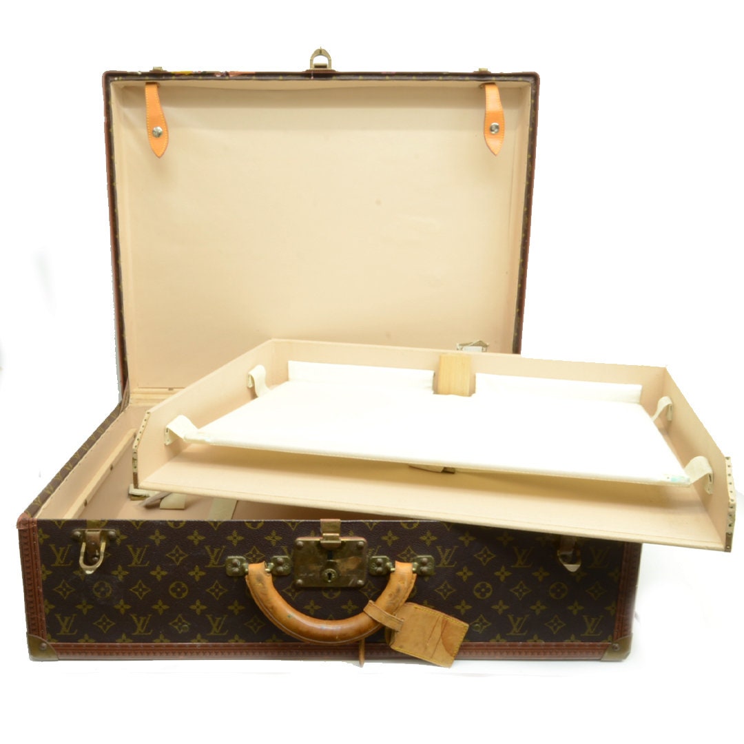 Authenticated Used Louis Vuitton Monogram Trunk Jewelry Box Case