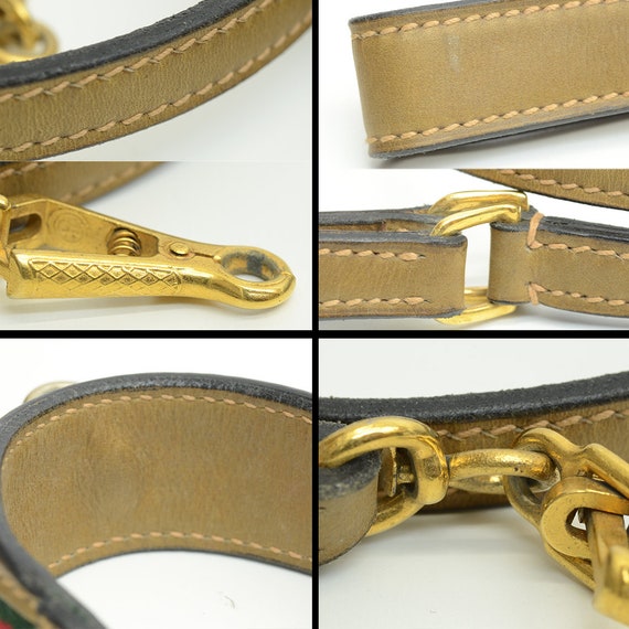Authentic Gucci Web Stripe Dog Leash and Collar Leather Nylon -  Norway