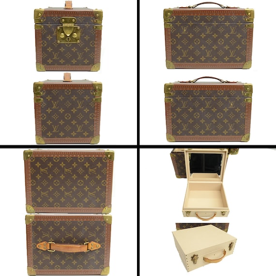 Authentische Louis Vuitton Boite Flacons Vanity Case Vintage Monogramm Signatur Logo Travel 1 0p3831 Etsy