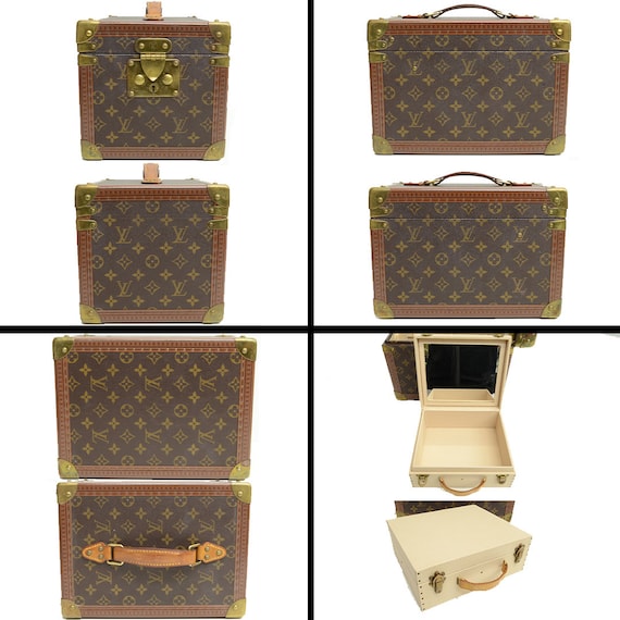 Louis Vuitton Boîte à flacons vanity case in monogram canvas and natural  leather