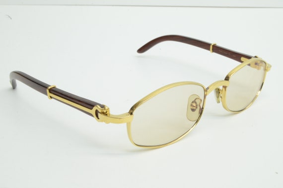 Lunettes de soleil Cartier authentiques Cartayat 51 21 140b - Etsy Canada