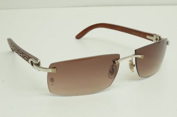 Cartier Wood Malmaison Precious Banana Light Wood and Gold 56mm Sunglasses  For Sale at 1stDibs | wood cartier glasses, cartier glasses wood frame,  cartier wooden frames
